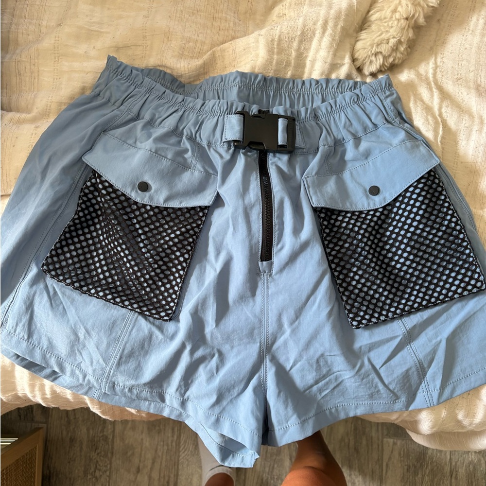 Blue Free People Hiking shorts!